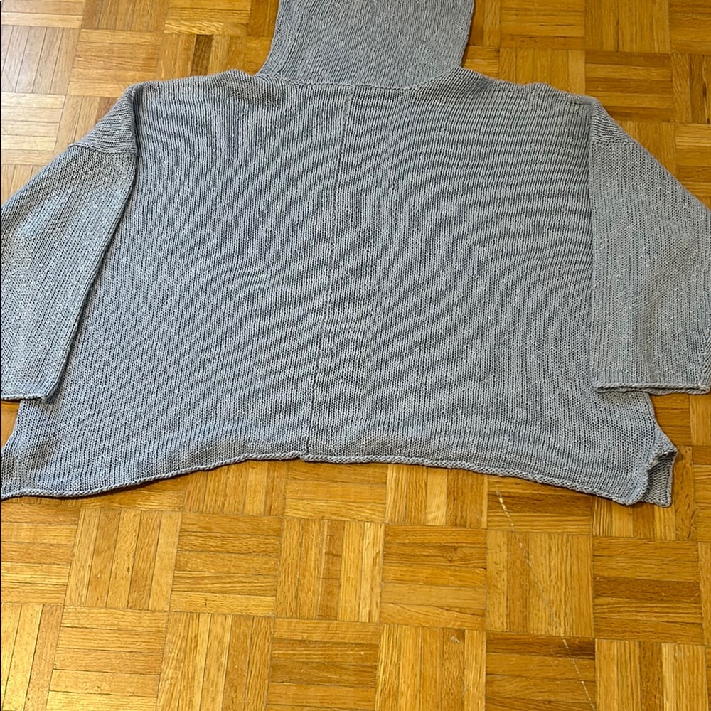 Eskandar Cozy Gray Women's Sweater
